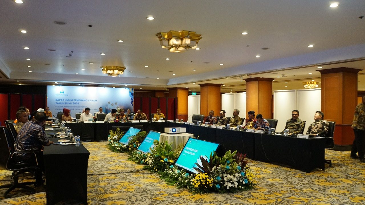Rapat Umum Pemegang Saham (RUPS) PT BPD Kaltim Kaltara Tahun Buku 2024. (Foto: Istimewa)
