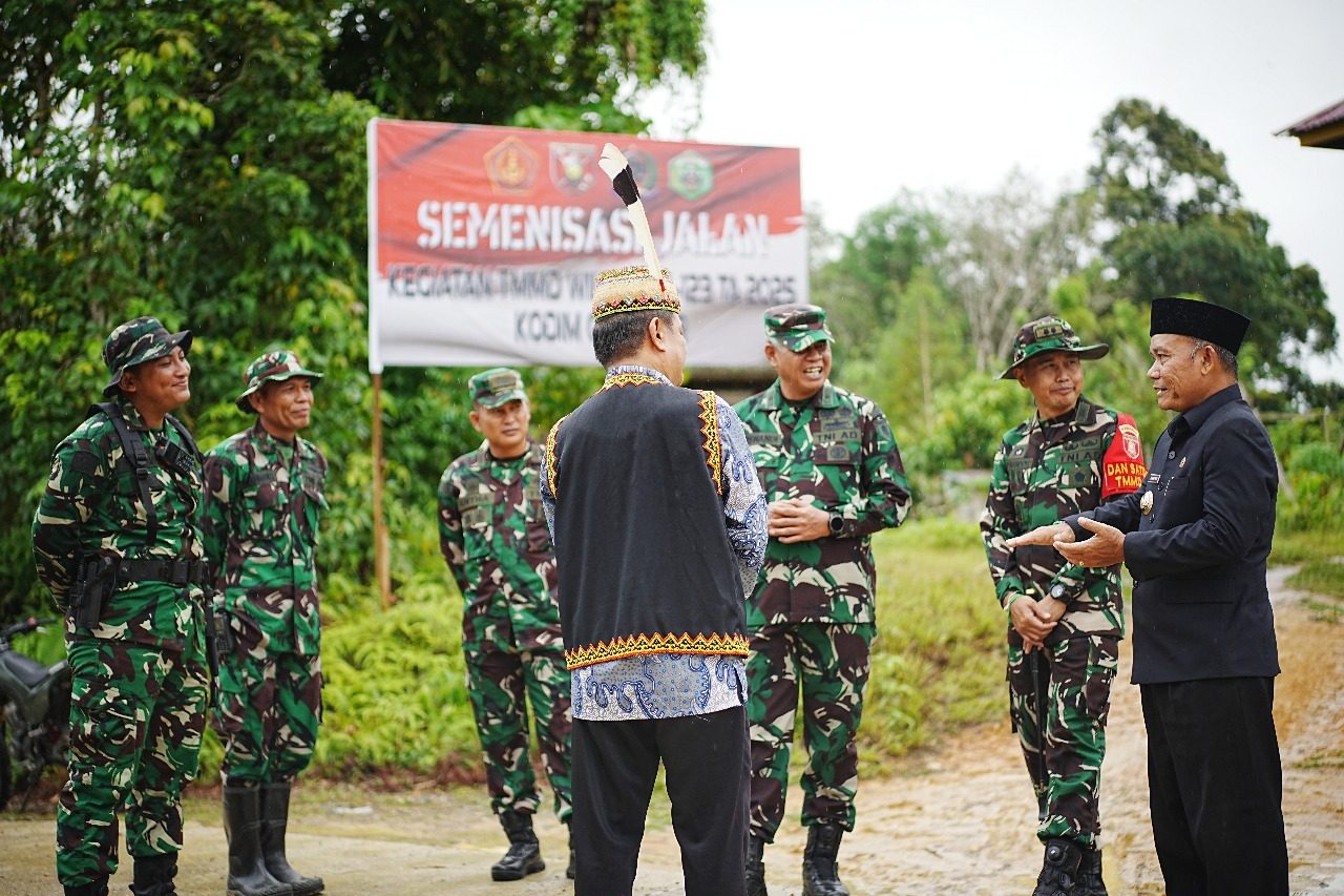 Upacara penutupan TNI Manunggal Membangun Desa (TMMD) Ke-123. (Foto: Istimewa)