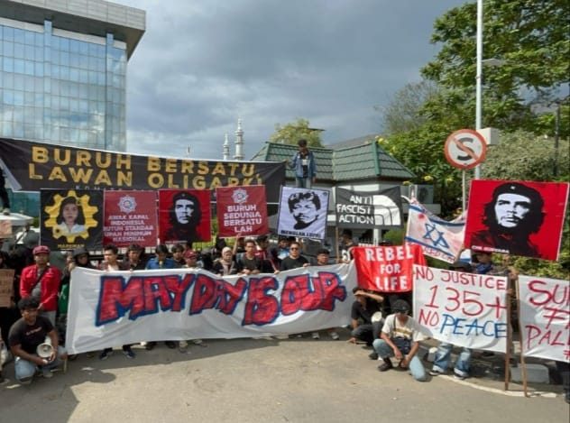 Aksi May Day, Sekaligus Seruan dan Tuntutan Memperingati Hari Buruh Internasional
( Foto : Istimewa )
