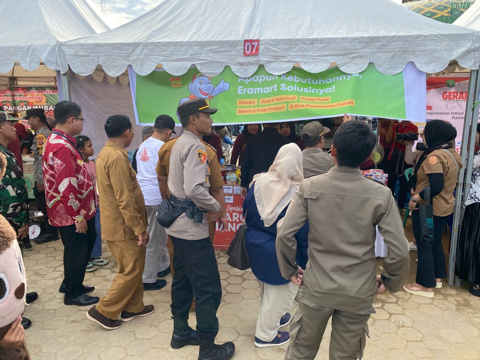 Pasar Murah yang digelar Disperindag Kukar. (Foto: Yah/Klausa)