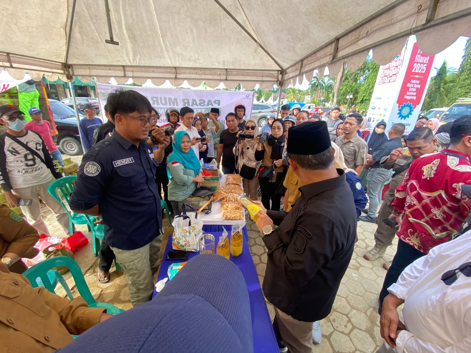 Pasar Murah yang digelar Disperindag Kukar. (Foto: Yah/Klausa)