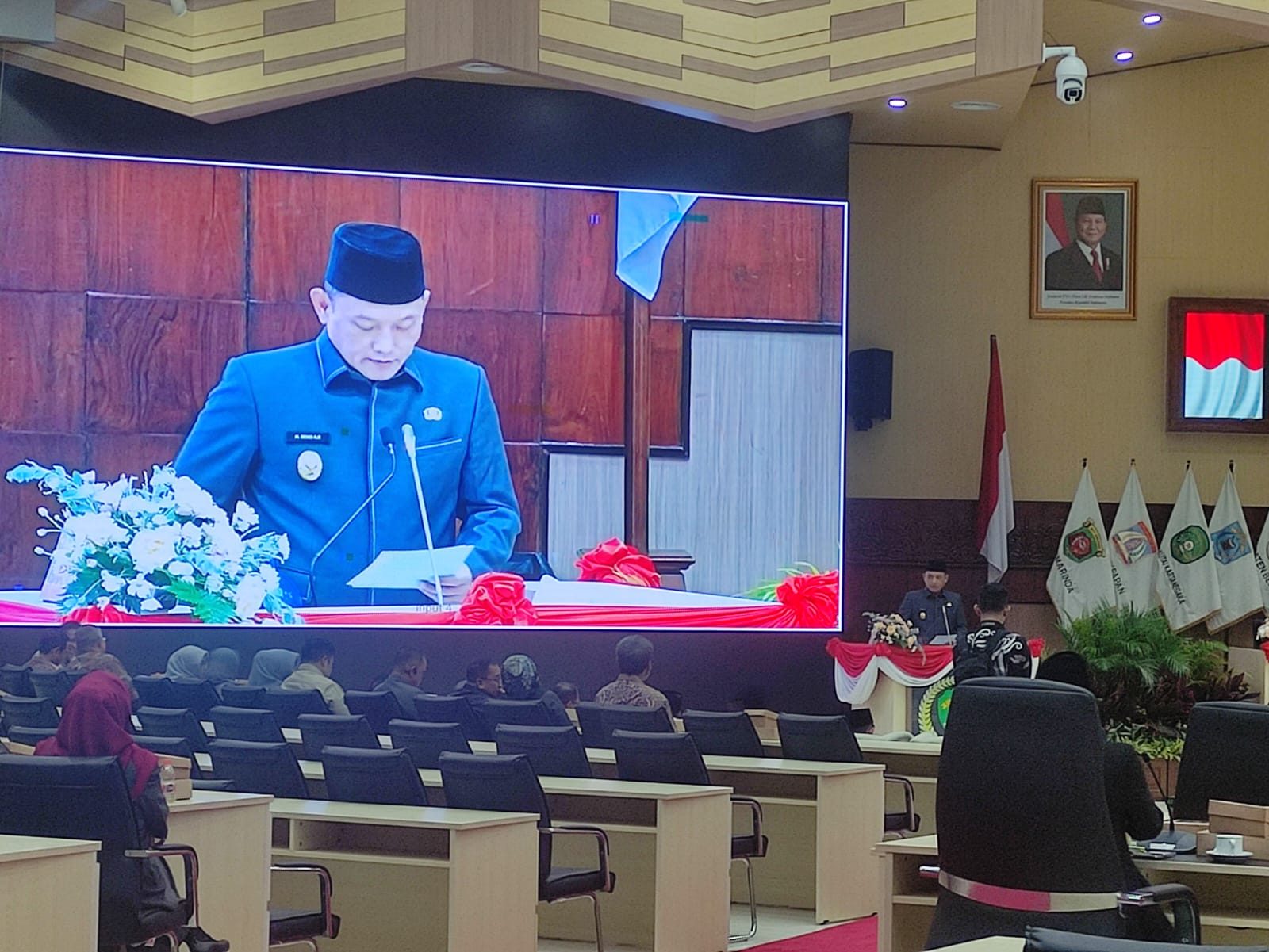 Wakil Gubernur Kalimantan Timur, Menghadiri Laporan Ikhtisar Hasil Pemeriksaan Daerah, Digelar Badan Pemeriksa Keuangan Republik Indonesia, di Gedung B DPRD Kaltim, Jumat (23/5/2025)
( Foto : Din/Klausa )