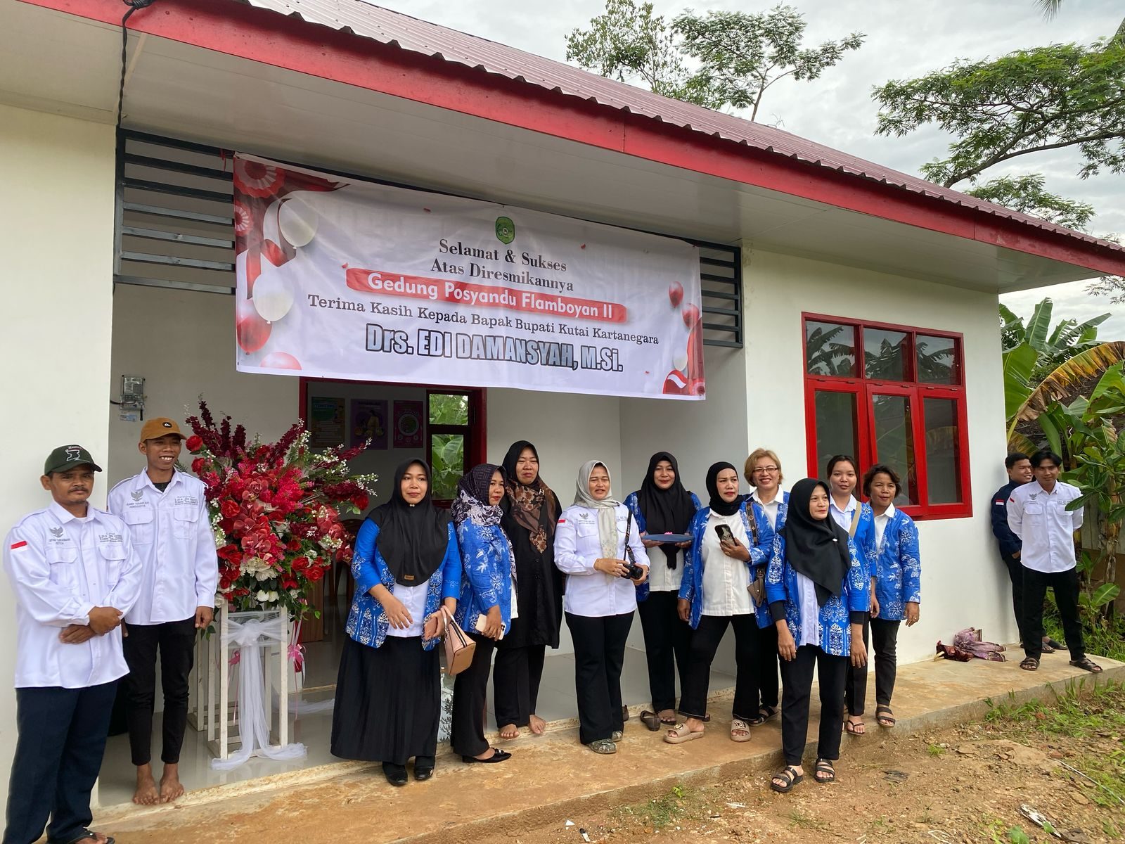 Posyandu di Desa Loa Ulung, Kukar. (Foto: Yah/Klausa)