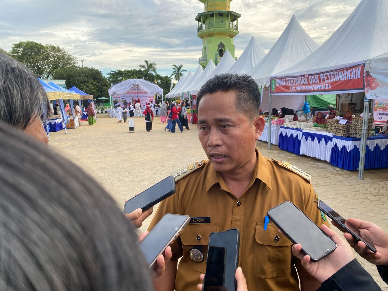 Camat Tenggarong, Sukono. (Foto: Yah/Klausa)