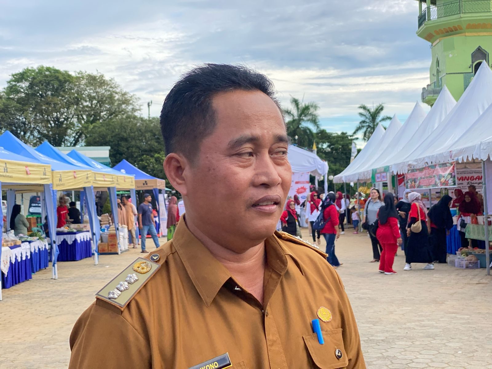 Camat Tenggarong, Sukono. (Foto: Yah/Klausa)