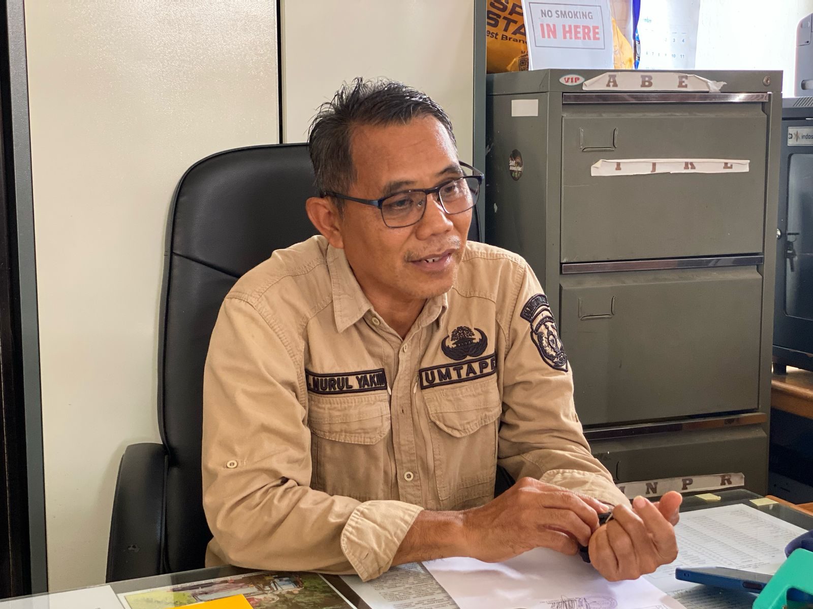 Kasi Kesejahteraan Rakyat (Kesra) Kecamatan Sebulu, Nurul Yakin. (Foto: Yah/Klausa)