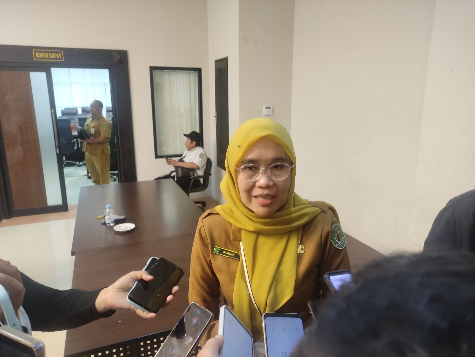Kepala Biro Kesejahteraan Rakyat (Kesra) Kaltim, Dasmiah.
( Foto : Din/Klausa )