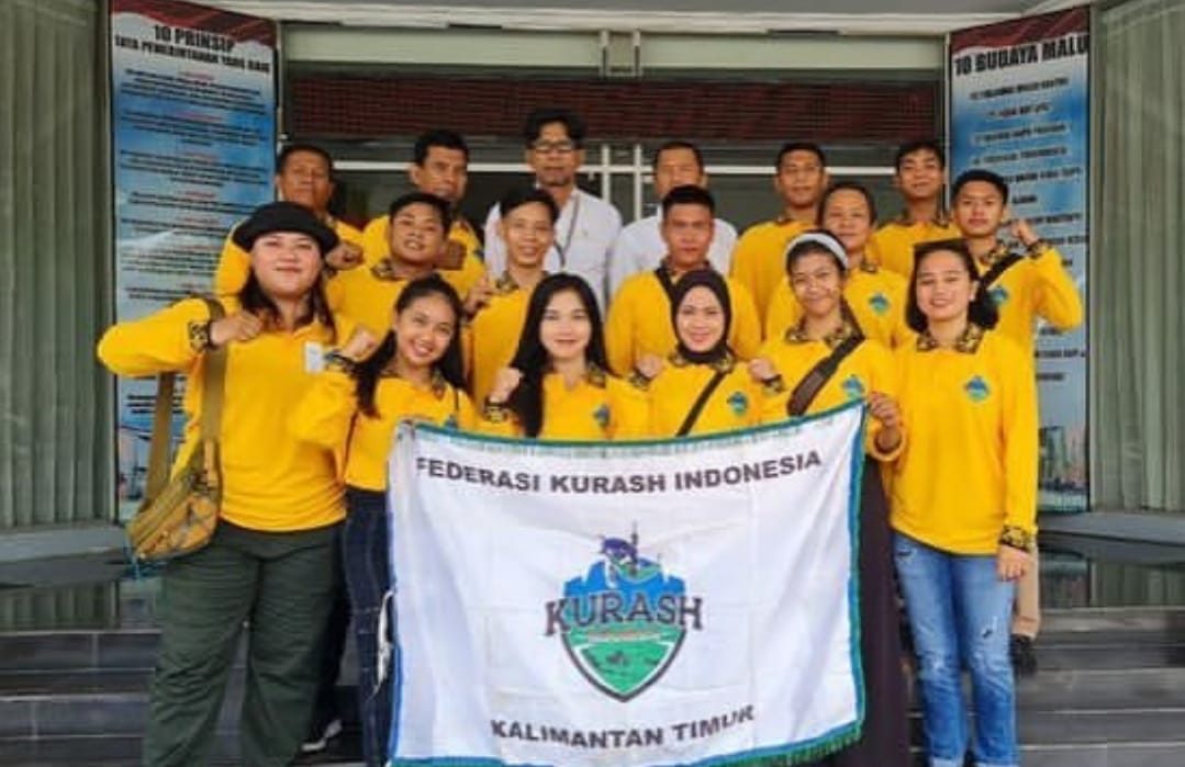 Tim Kurash Kaltim saat persiapan menuju Aceh-Sumut lalu.(Ist)