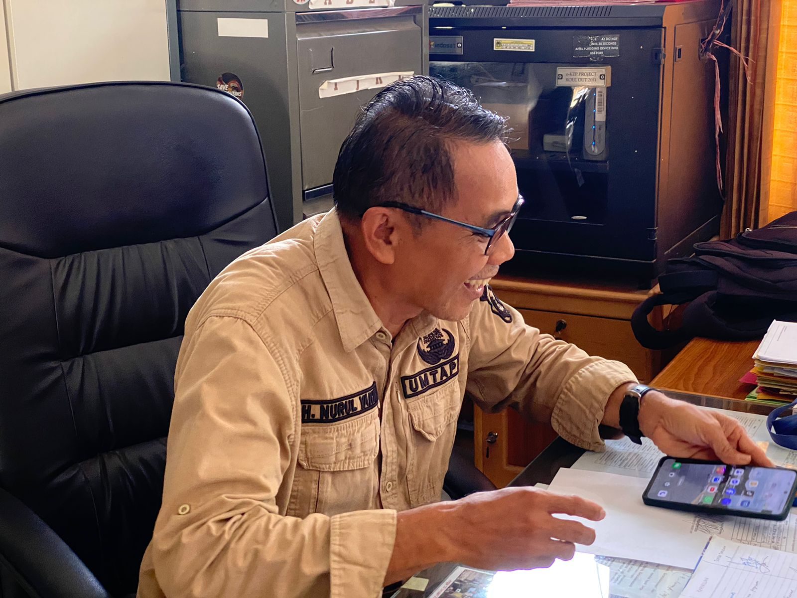 Kasi Kesra Kecamatan Sebulu, Nurul Yakin. (Foto: Yah/Klausa)