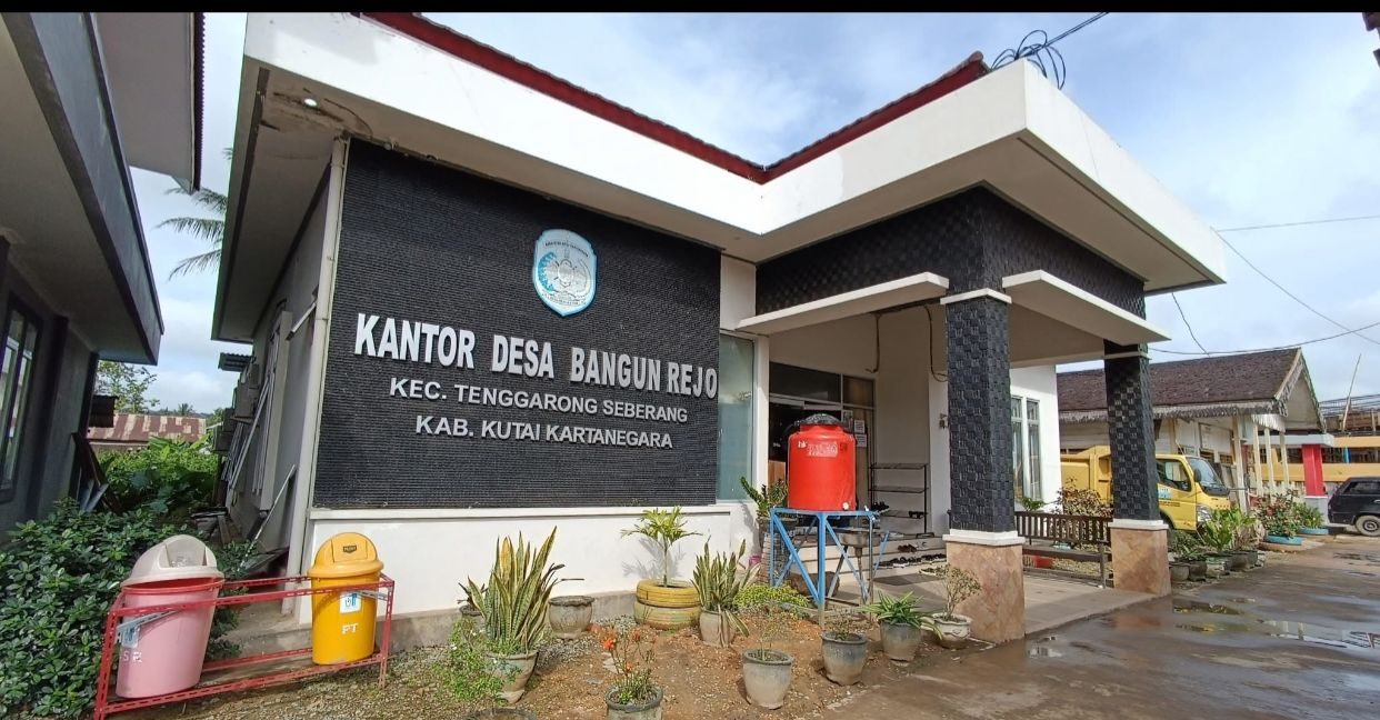 Kantor Desa Bangunrejo, Kukar. (Foto: Yah/Klausa)