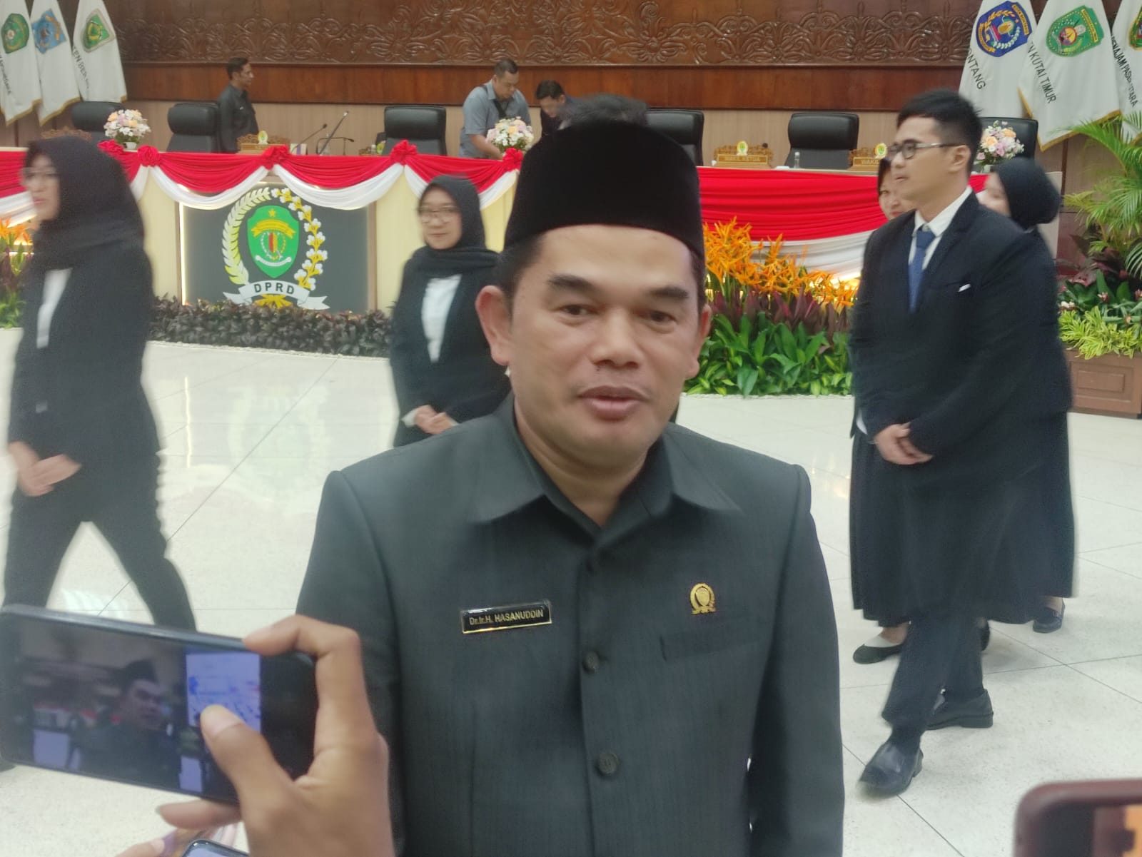 Ketua DPRD Kaltim, Hasanuddin Mas'ud.
( Foto : Din/Klausa )