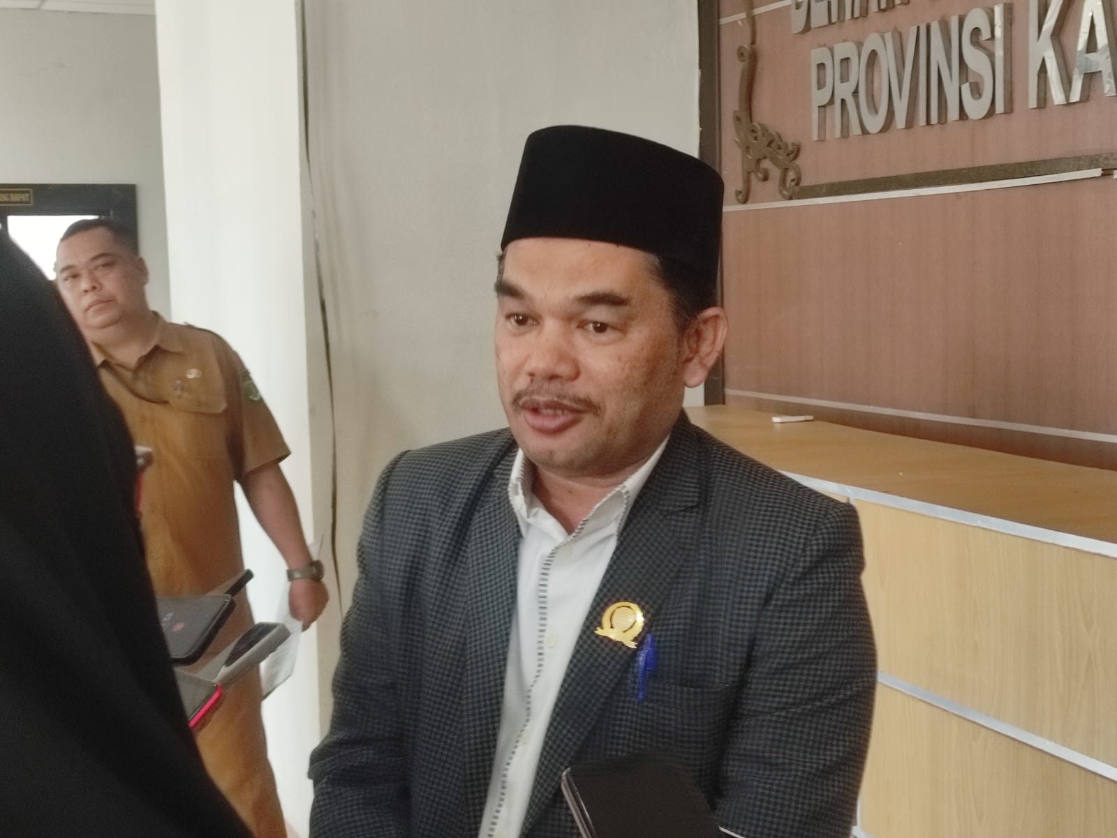 Ketua DPRD Kalimantan Timur, Hasanuddin Mas'ud.
( Foto : Din/Klausa )