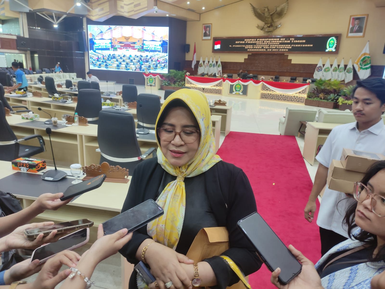 Anggota Komisi III DPRD Kaltim, Syarifatul Sya’diah.
( Foto : Din/Klausa )