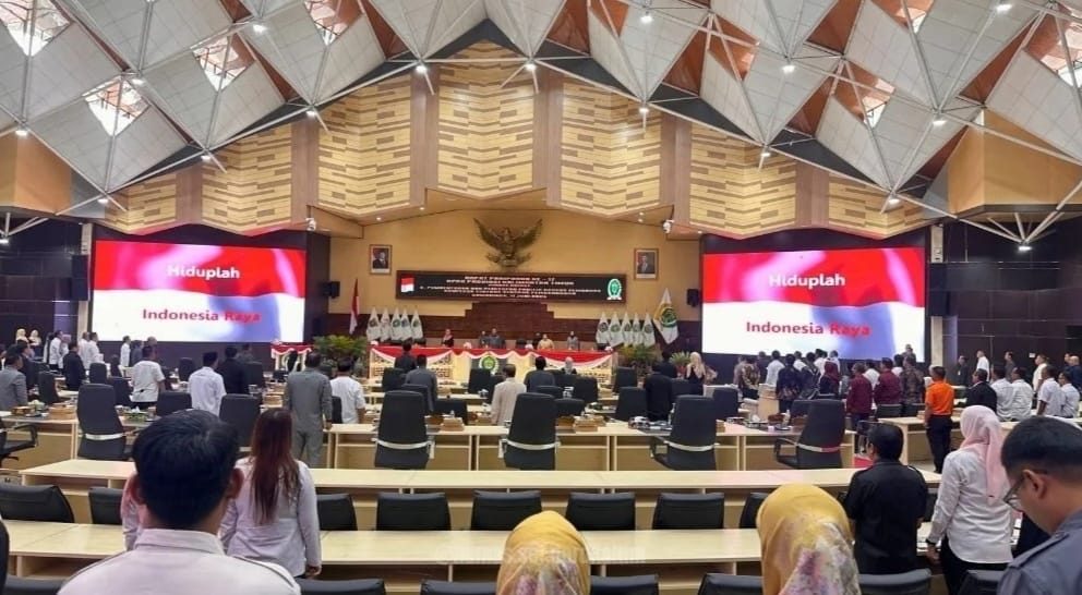 Rapat Paripurna ke-17 yang digelar di Gedung Utama DPRD Kaltim.
( Foto : Istimewa )