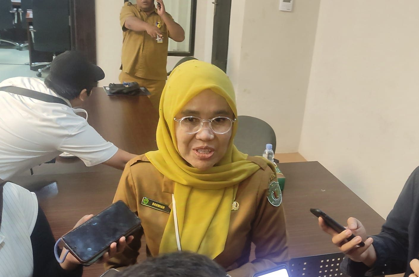 Kepala Biro Kesejahteraan Rakyat (Kesra) Setdaprov Kaltim, Dasmiah.
( Foto : Din/Klausa )