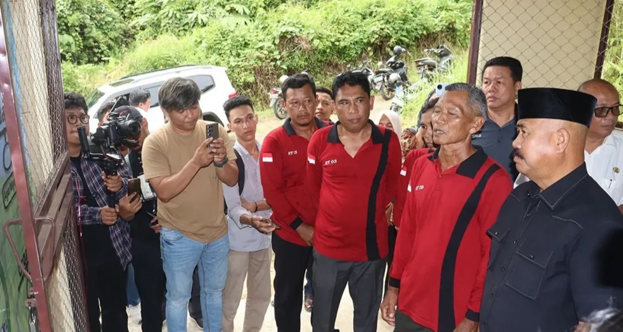 Peresmian Bank Sampah Asri. (Foto: Yah/Klausa)