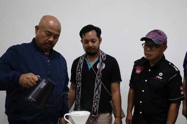 Bupati Kukar, Edi Damansyah saat di Kartanegara Coffee Event (KCE). (Foto: Yah/Klausa)