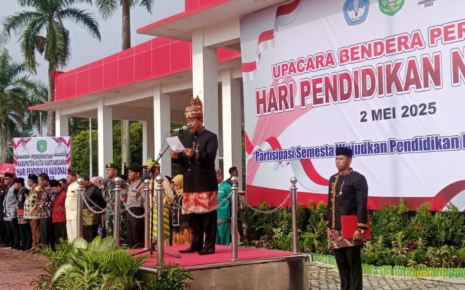 Apel Pagi Hardiknas di Kutai Kartanegara (Kukar) pada Jumat (2/5/2025). (Foto: Istimewa)