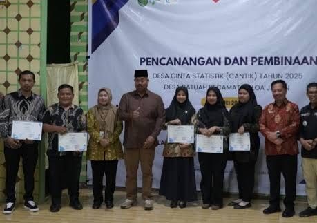 Desa Batuah di Kecamatan Loa Janan resmi dicanangkan sebagai Desa Cinta Statistik. (Foto: Yah/Klausa)