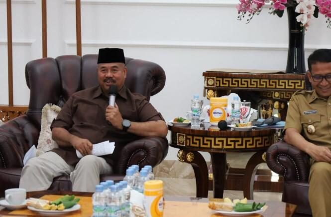 Bupati Kukar, Edi Damansyah kunjungan kerja ke Kabupaten Bojonegoro, Jawa Timur, Senin (19/5/2025). (Foto: Yah/Klausa)