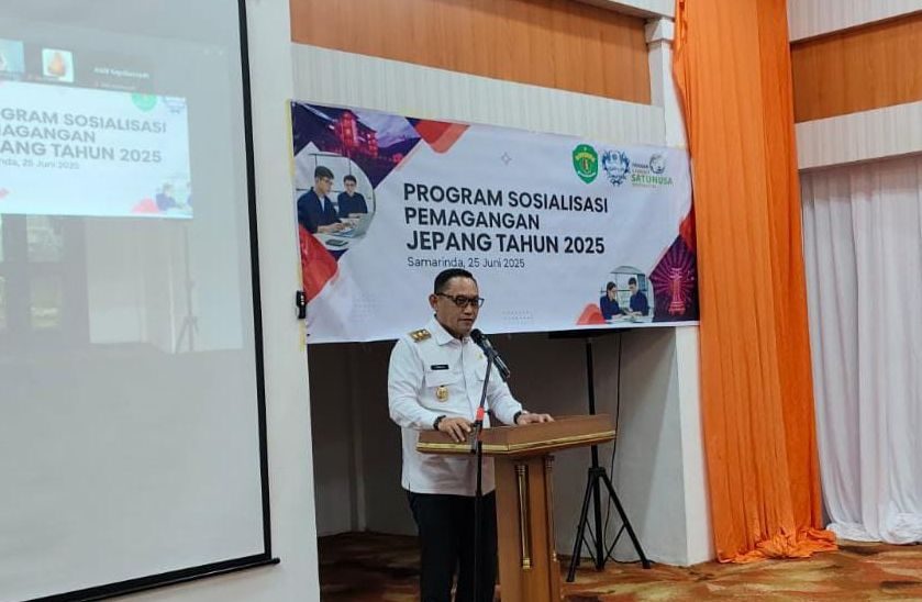 Program magang ke Jepang masih belum dimanfaatkan secara maksimal oleh lulusan SMA dan SMK di Kalimantan Timur Diresmikan dalam sosialisasi di Rumah Jabatan Wakil Gubernur Kaltim, Rabu (25/6/2025). (Yah/Klausa)