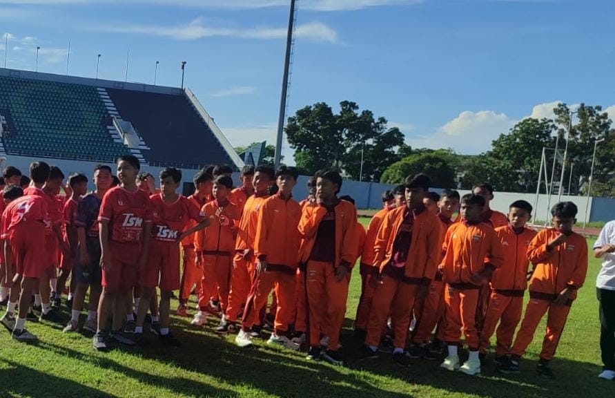 Kompetisi Usia Dini yang digelar di Stadion Gelora Kadrie Oening Sempaja, Samarinda. (Foto: Istimewa)