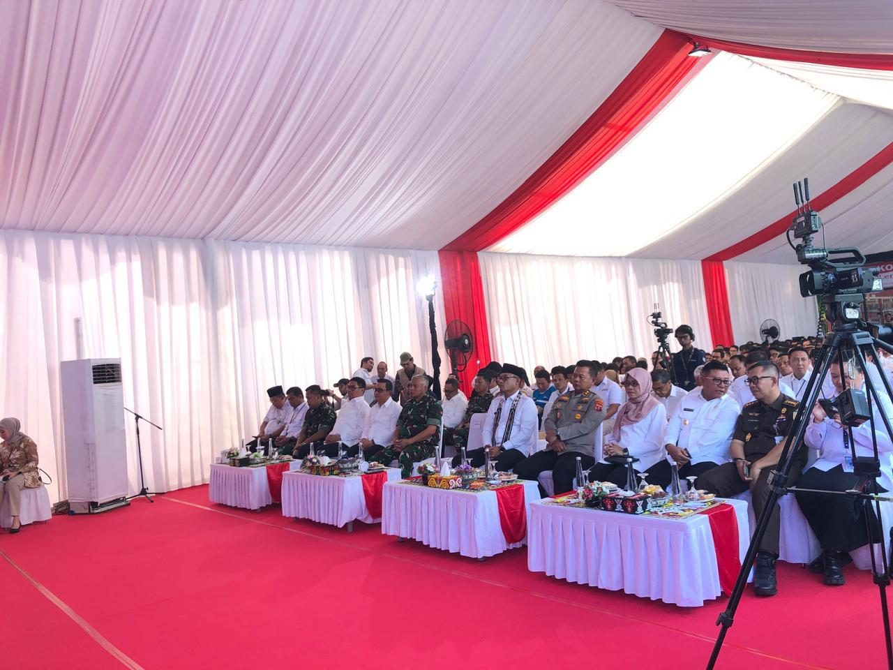 Peresmian Koperasi Merah Putih pada Senin (21/7/2025). (Yah/Klausa)
