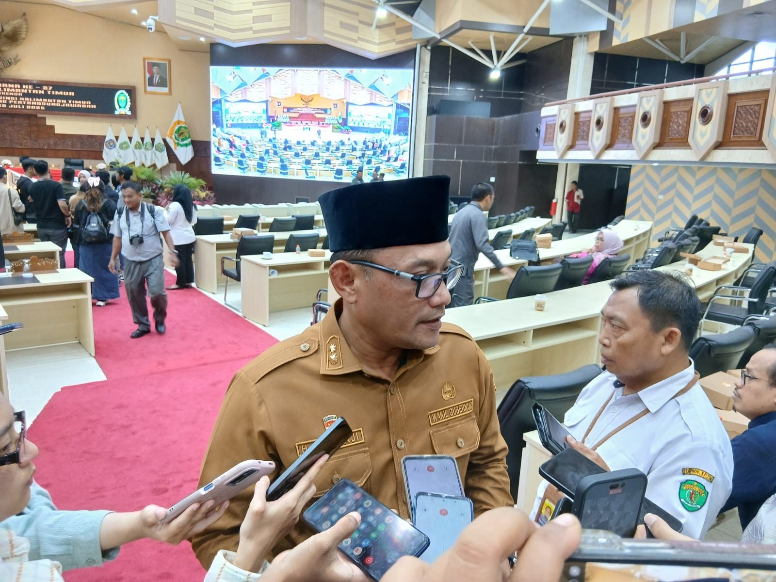 Wakil Gubernur Kaltim, Seno Aji.
( Foto : Din/Klausa )