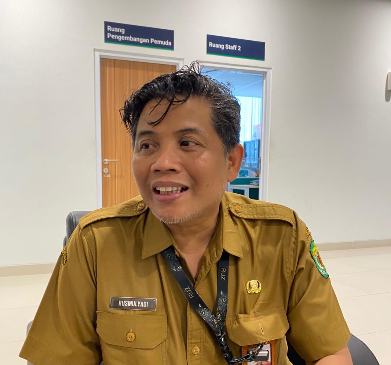 Rusmulyadi, Sub Koordinator Kepemimpinan, Kepeloporan, dan Kemitraan Pemuda di Dispora Kalimantan Timur. (Foto: Wan/Klausa)