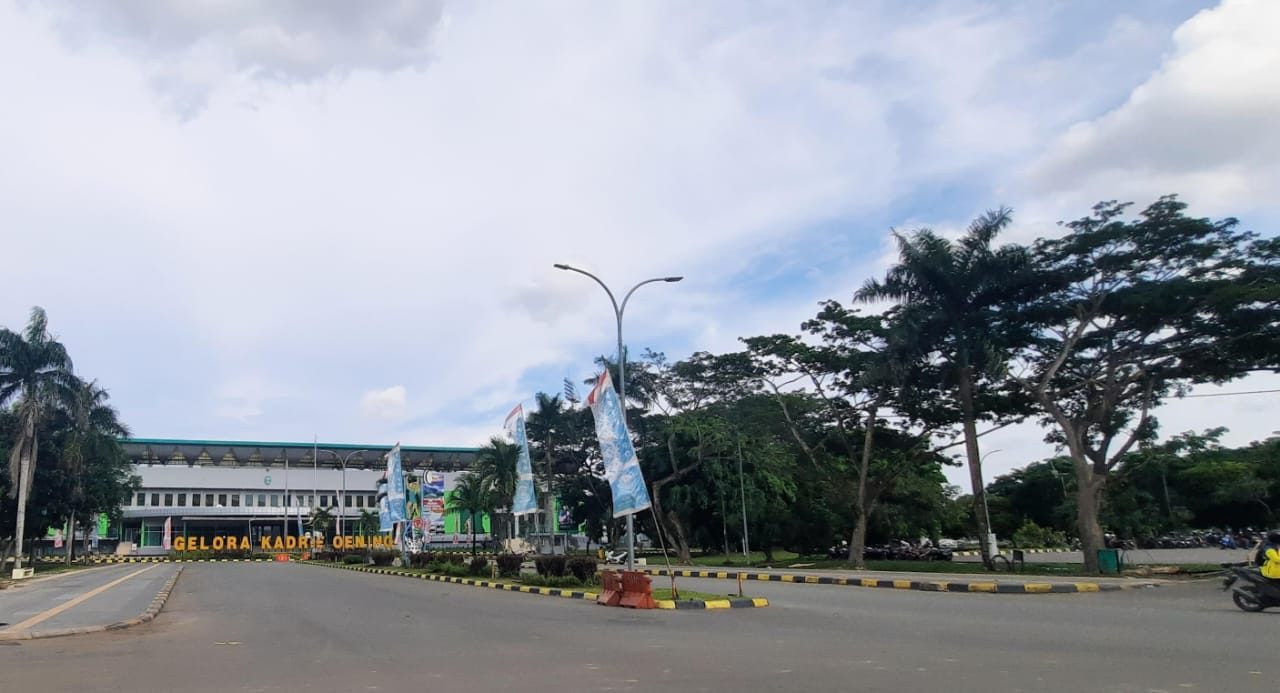 Stadion Gelora Kadrie Oening Sempaja. (Foto: Wan/Klausa)