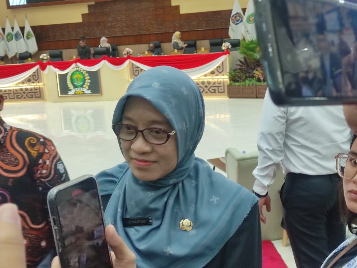 Sekretaris Daerah Provinsi Kaltim, Sri Wahyuni.
( Foto : Din/Klausa )