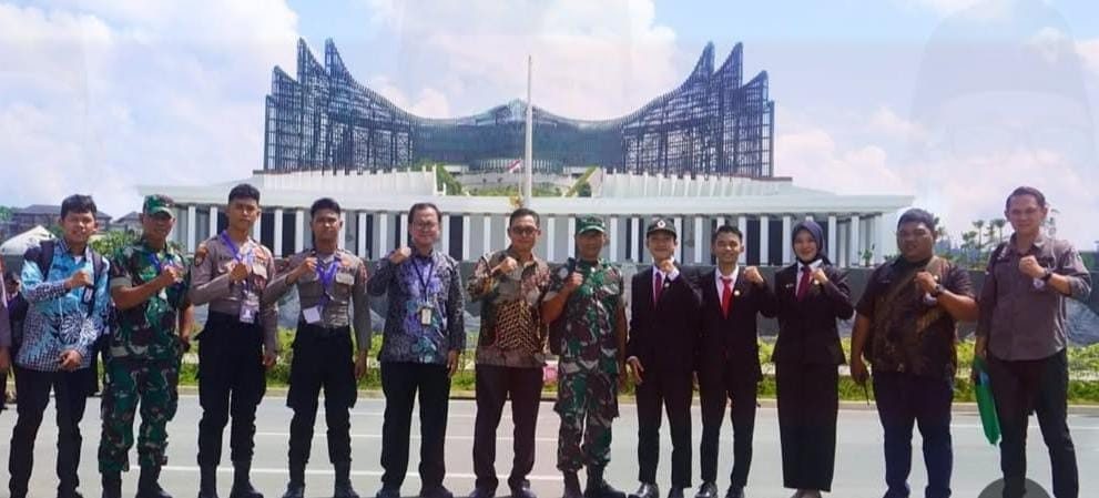 Kegiatan Pemuda yang digelar Dispora Kaltim di IKN. (Foto: Istimewa)