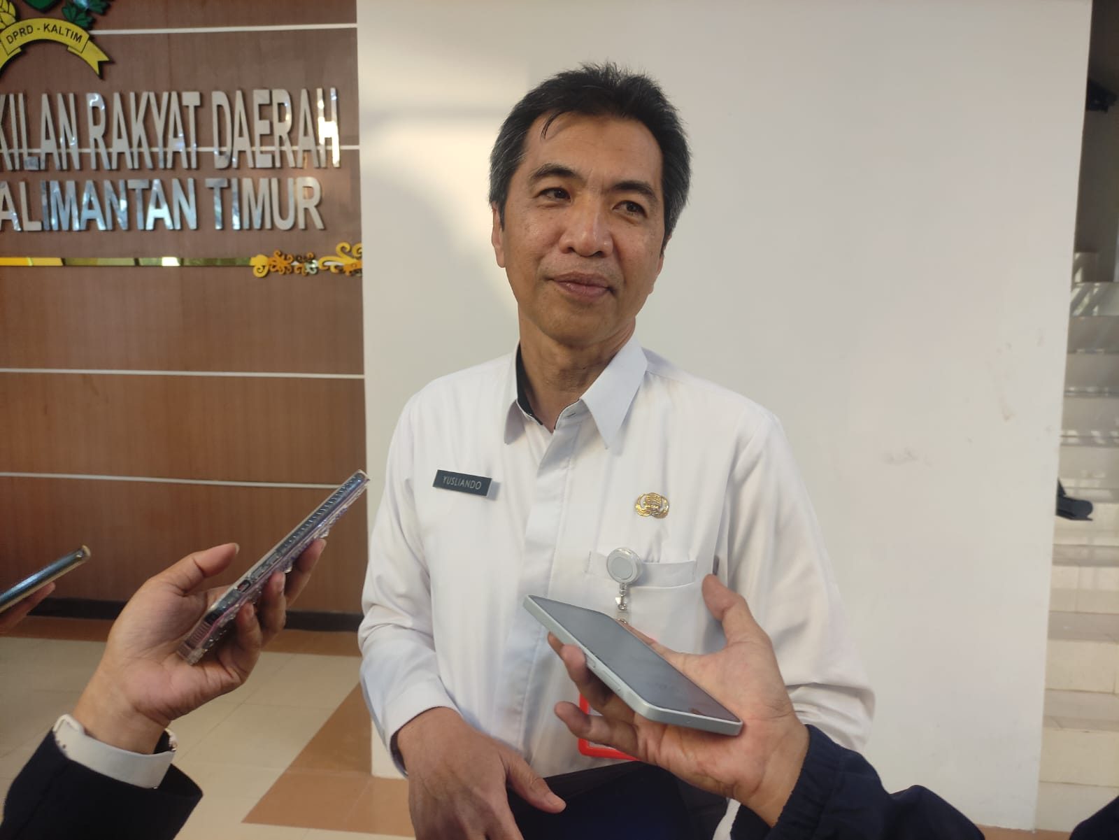 Kepala Bappeda Kaltim, Yusliando.
( Foto : Din/Klausa )