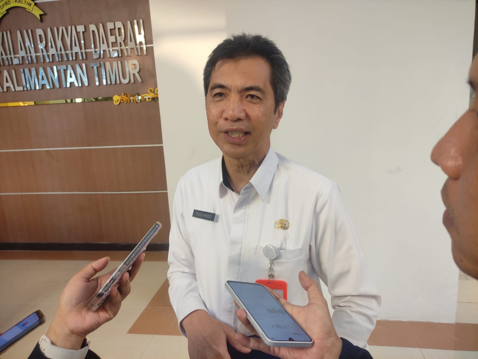 Kepala Bappeda Kaltim, Yusliando.
( Foto : Din/Klausa )