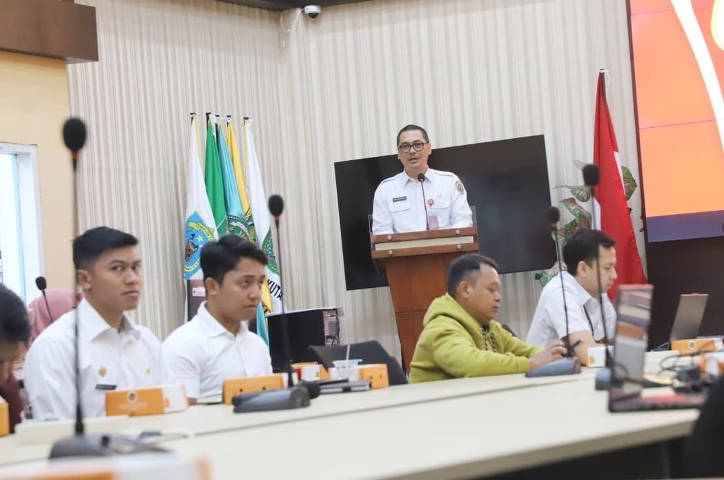 Kepala Diskominfo Kaltim, M. Faisal, dalam Raker SP4N-LAPOR! 2025, di Ruang WIEK Kantor Diskominfo Kaltim.
( Foto : Istimewa )