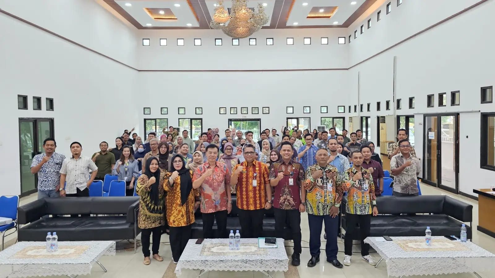 Sosialisasi Tata Cara Pembuatan dan Pendaftaran PKB, yang digelar Disnakertrans Kaltim.
( Foto : Istimewa )