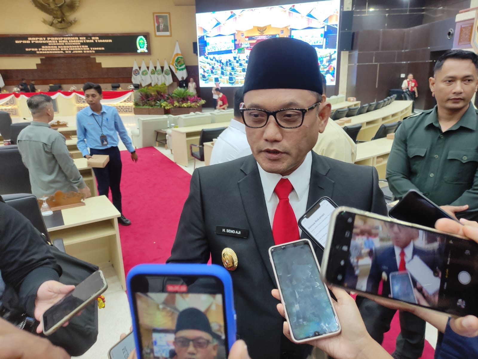 Wagub Kaltim, Seno Aji.
( Foto : Din/Klausa )