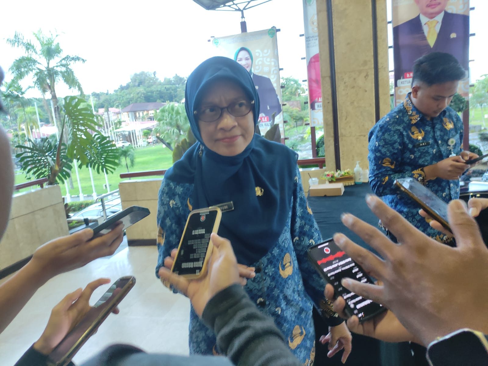 Sekdaprov Kaltim, Sri Wahyuni.
( Foto : Din/Klausa )