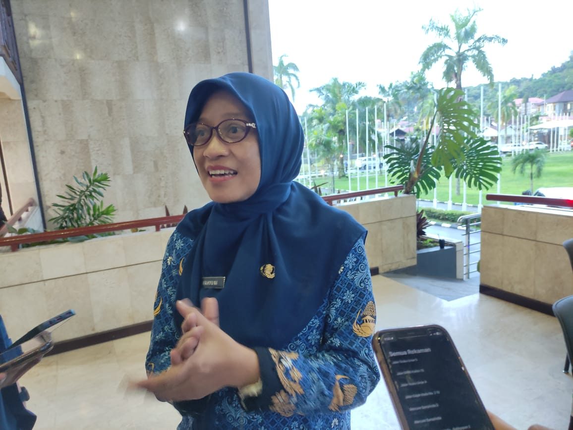 Sekdaprov Kaltim, Sri Wahyuni.
( Foto : Din/Klausa )