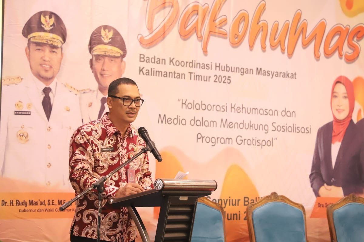 Kepala Diskominfo Kaltim, M. Faisal, mengadiri forum Bakohumas Kaltim.
( Foto : Istimewa )