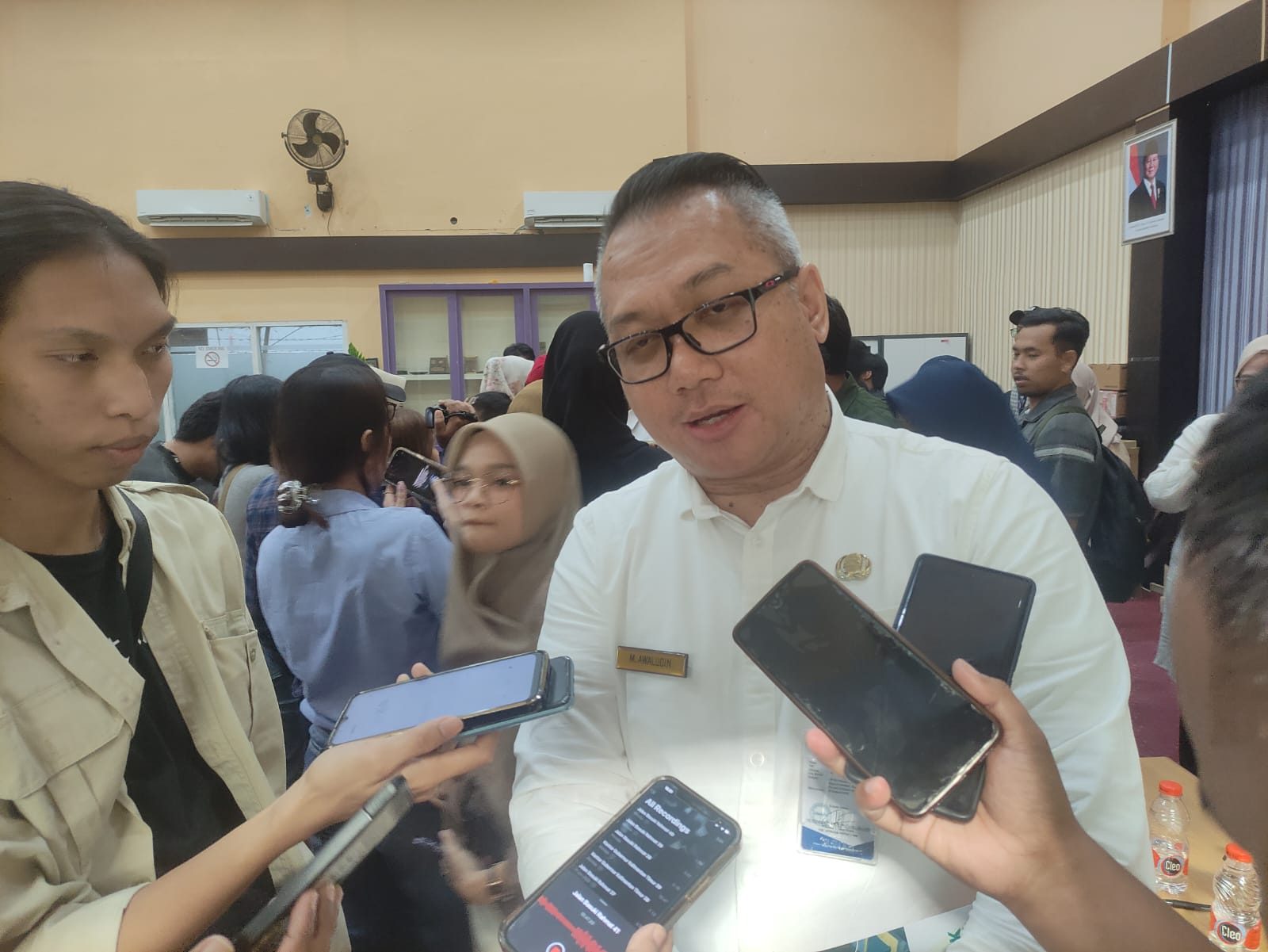 Kepala UPTD Tekkom dan Infodik Disdikbud Kaltim, M. Awaludin.
( Foto : Din/Klausa )
