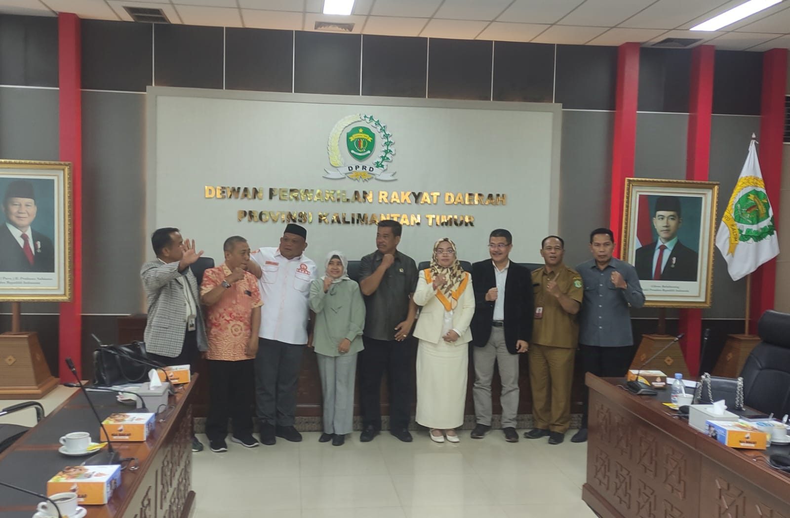 Audiensi KPAD Kaltim dan DP3A Kaltim, membahas kemandirian dan revitalisasi KPAD Kaltim, di gedung DPRD Kaltim.
( Foto : Din/Klausa)